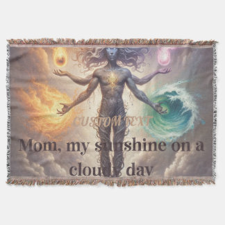 名前をカスタムするパーソナライズされた毛布 スローブランケット