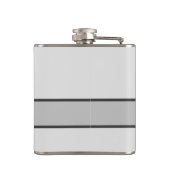 名前をカスタムするパーソナライズされた・ゴルファー・ギフト  フラスク (裏面)