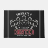 名前をカスタムするパーソナルトレーナーフィットネスセンタージムラ ドアマット (正面)