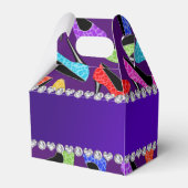 名前をカスタムするパープルレインボーヒョウハイヒール フェイバーボックス (裏面サイド)