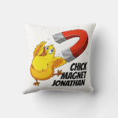 名前をカスタムするヒック磁石枕 クッション (裏面)