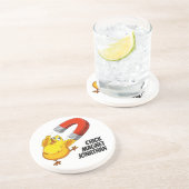 名前をカスタムするヒック磁石 コースター (側面)