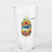 名前をカスタムするヒッパイバン タンブラーグラス (正面)