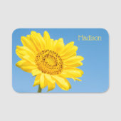 名前をカスタムするヒマワリ 名札 (正面)