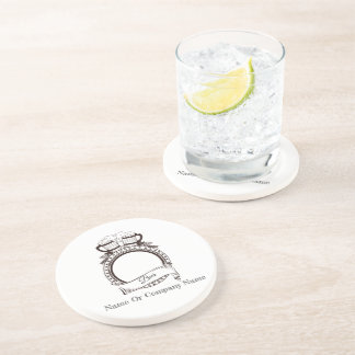 名前をカスタムするビアコースター コースター