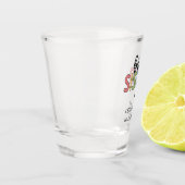 名前をカスタムするビッグシスター可愛パーソナライズされた ショットグラス (左)