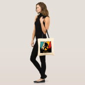 名前をカスタムするビッグフットバッグ トートバッグ (正面(モデル))