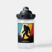 名前をカスタムするビッグフット ウォーターボトル (背面)