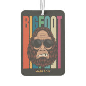 名前をカスタムするビッグフット カーエアーフレッシュナー (裏面)