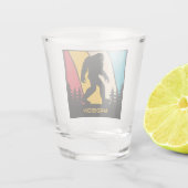 名前をカスタムするビッグフット ショットグラス (裏面)