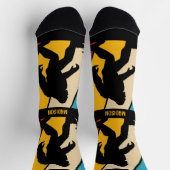 名前をカスタムするビッグフット ソックス (上部)