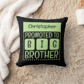 名前をカスタムするビッグブラザーグリーン クッション (ブランケット)