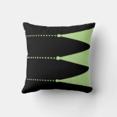 名前をカスタムするビッグブラザーグリーン クッション (裏面)