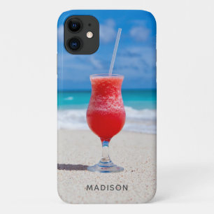 名前をカスタムするビーチ iPhone 11 ケース