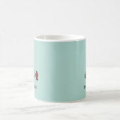 名前をカスタムするピクセル消防士 コーヒーマグカップ (中央)