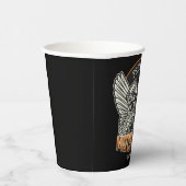 名前をカスタムするピスタンスウィングズオートバイバイクもしくは自転車に乗る人ガレージ 紙コップ (右)