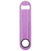 名前をカスタムするピンクストライプ色の スピード栓抜き (裏面)