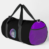 名前をカスタムするピンクティール（緑がかった色）ジムバッグJK 2021 ダッフルバッグ (右コーナー)