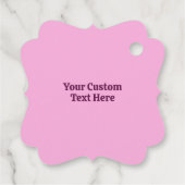 名前をカスタムするピンクプードル フェイバータグ (裏面)