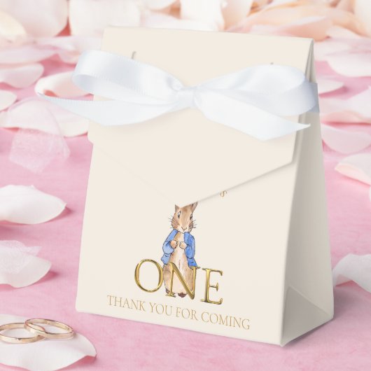 名前をカスタムするピーター1歳の誕生日ありがとう フェイバーボックス (ウェディング)