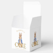 名前をカスタムするピーター1歳の誕生日ありがとう フェイバーボックス (オープン)