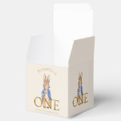 名前をカスタムするピーター1歳の誕生日ありがとう フェイバーボックス (オープン)