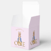 名前をカスタムするピーター1歳の誕生日ありがとう フェイバーボックス (オープン)