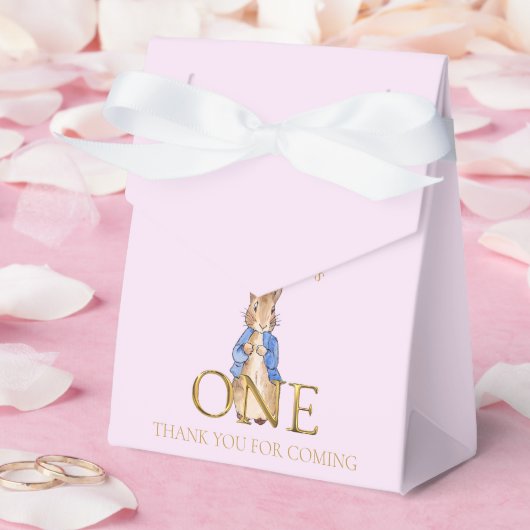 名前をカスタムするピーター1歳の誕生日ありがとう フェイバーボックス (ウェディング)