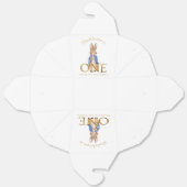 名前をカスタムするピーター1歳の誕生日ありがとう フェイバーボックス (見開き)