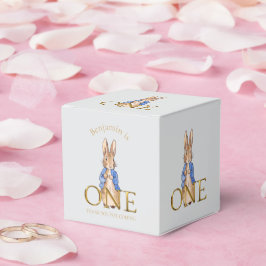 名前をカスタムするピーター1歳の誕生日ありがとう フェイバーボックス