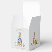 名前をカスタムするピーター1歳の誕生日ありがとう フェイバーボックス (オープン)