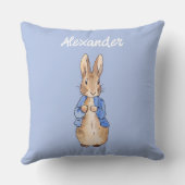 名前をカスタムするピーター・ザ・ウサギ クッション (裏面)
