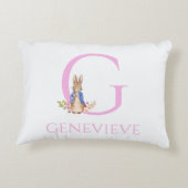 名前をカスタムするピーター・ザ・ラビット アクセントクッション (裏面)