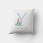 名前をカスタムするピーター・ザ・ラビット クッション (裏面)