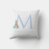 名前をカスタムするピーター・ザ・ラビット クッション (裏面)