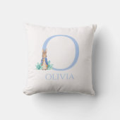 名前をカスタムするピーター・ザ・ラビット クッション (正面)