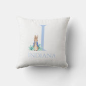 名前をカスタムするピーター・ザ・ラビット クッション (裏面)