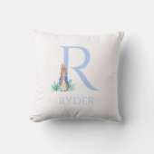 名前をカスタムするピーター・ザ・ラビット クッション (正面)