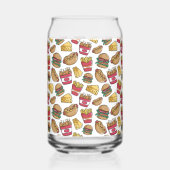 名前をカスタムするファストフード ガラス缶 (正面)