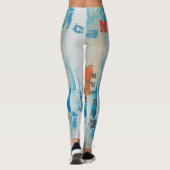 名前をカスタムするファッションレギンス レギンス (裏面)