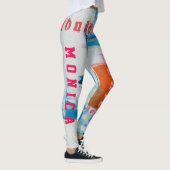 名前をカスタムするファッションレギンス レギンス (右)