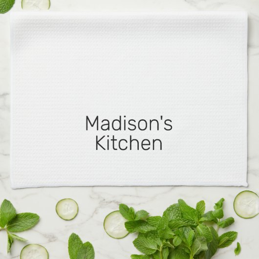 名前をカスタムするファミリのBusiness Storeのカスタマイズ キッチンタオル (折り畳み)