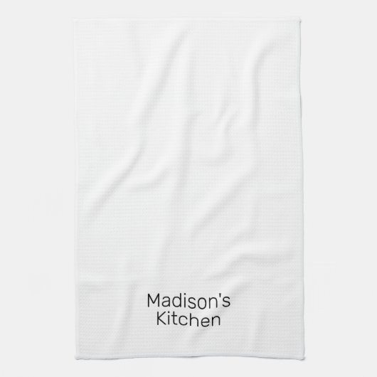 名前をカスタムするファミリのBusiness Storeのカスタマイズ キッチンタオル (縦)