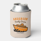 名前をカスタムするファミリークルーズバケーション 缶クーラー (缶正面)