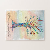 名前をカスタムするファミリーツリーパズル ジグソーパズル (横)