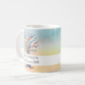 名前をカスタムするファミリーツリーファミリー懇親会 コーヒーマグカップ (正面左)