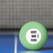 名前をカスタムするファーザーズデイ誕生日最高のパパ 卓球ボール (ネット)