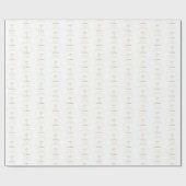 名前をカスタムするファーストホーリーコミュニオン金ゴールドルッククロス ラッピングペーパー (フラット)