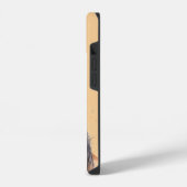 名前をカスタムするファームアニマルウマ馬 iPhoneケース (左側面)