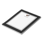 名前をカスタムするファームハウスロースターチキン ノートパッド (回転)